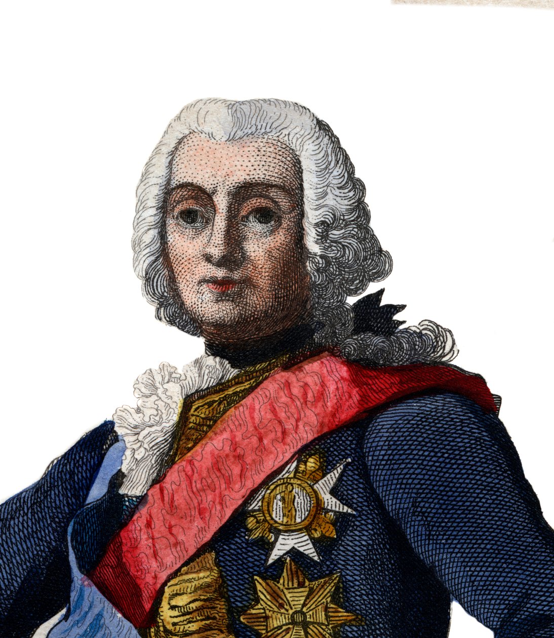 Portrett av Francois de Chevert (1695-1769), fransk general. av French School