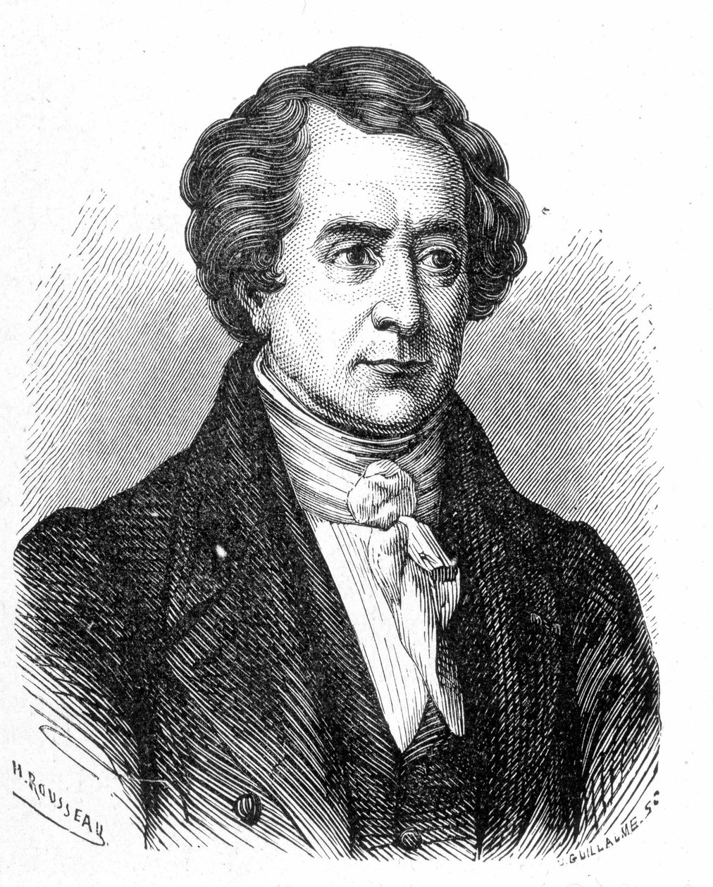 Portrett av François Arago (1786 - 1853) - i "" Album of Science; berømte lærde; Store funn""" 1896. av French School