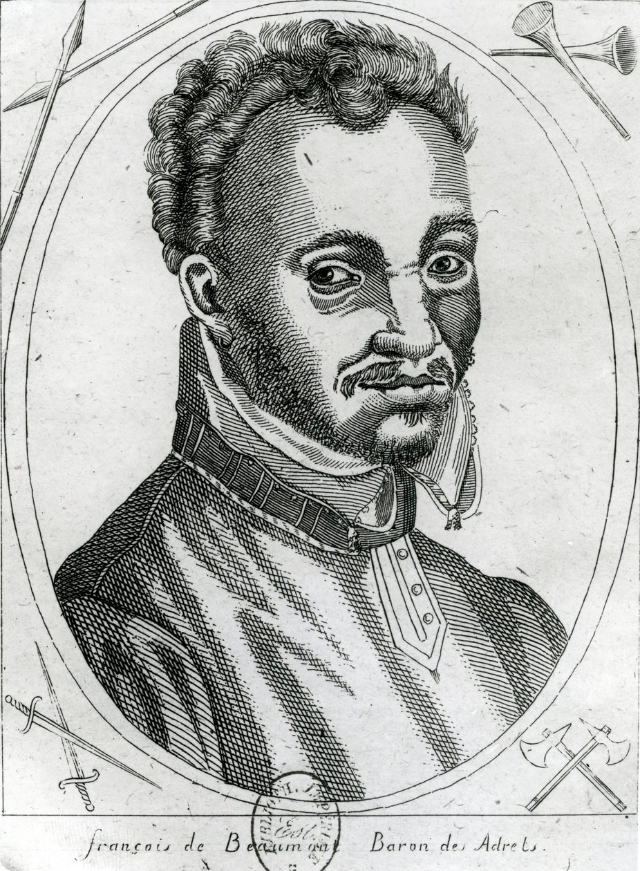 Portrett av François de Beaumont, Baron des Adrets av French School
