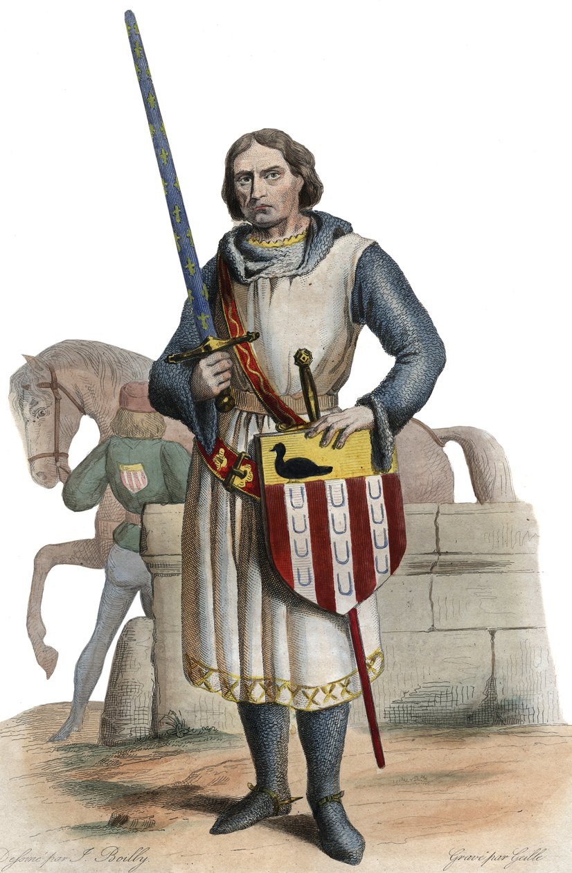 Portrett av Gaucher V de Chastillon (ca. 1249-1329), konstabel i Frankrike. av French School