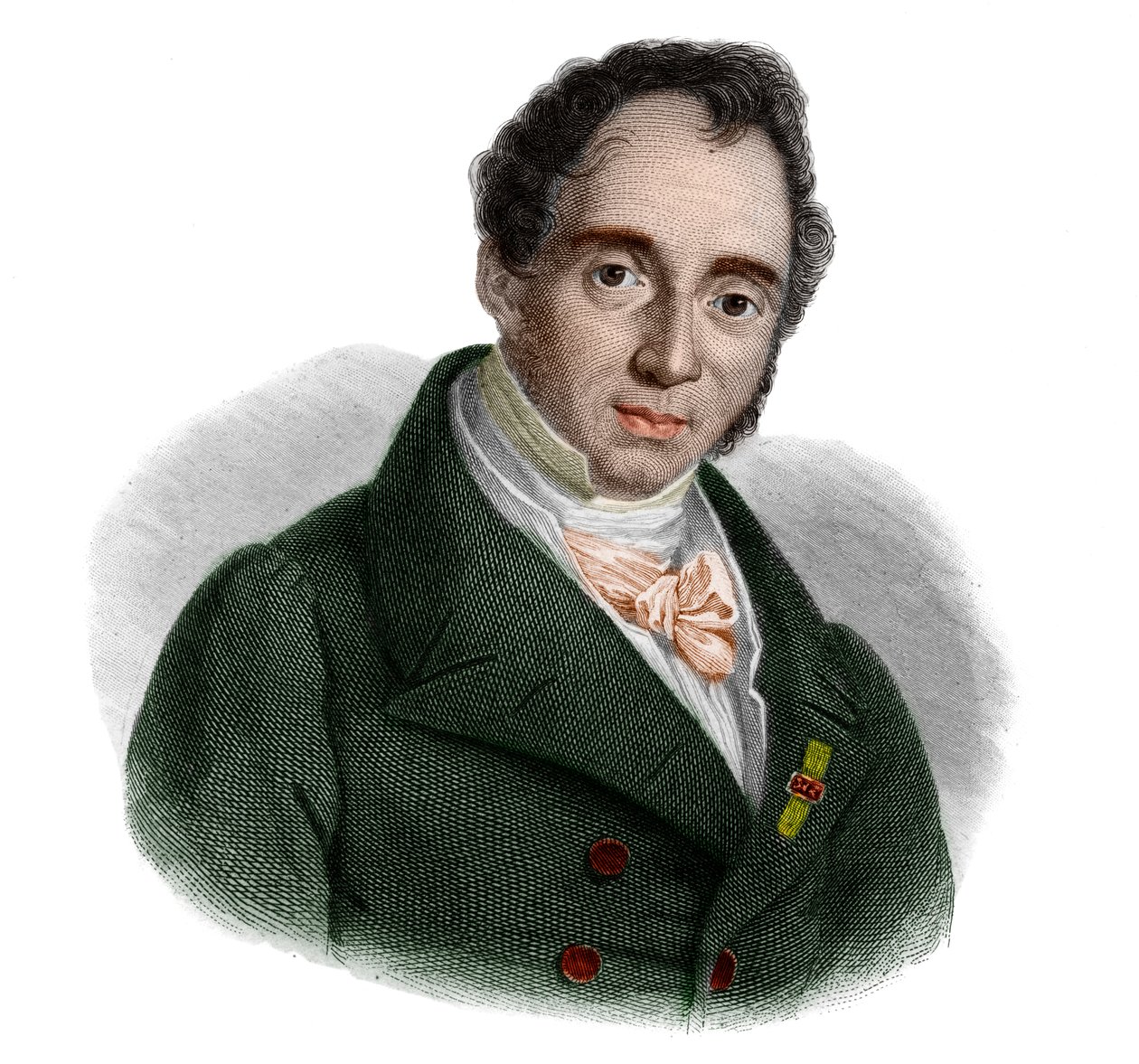 Portrett av Gaudenzio de Pagave (1776-1833), italiensk statsmann. av French School