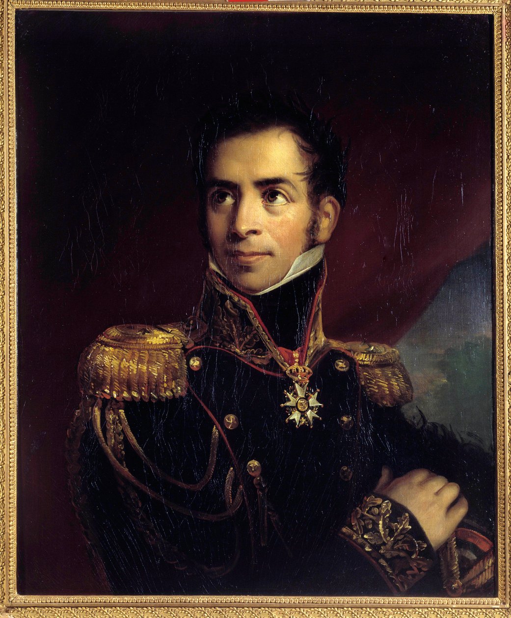 Portrett av general Baron Gourgaud (1783-1852) Anonymt maleri. 1800-tallet. Ile d