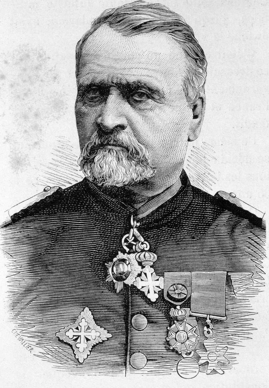 Portrett av general Emmanuel - Félix de Wimpffen (ou Wimpfen av French School