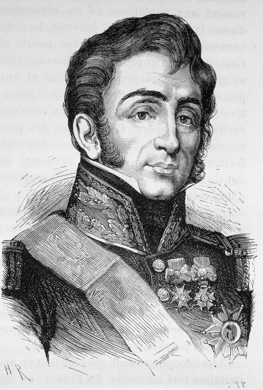Portrait of General Lamarque (1770 - 1832) - in “” L