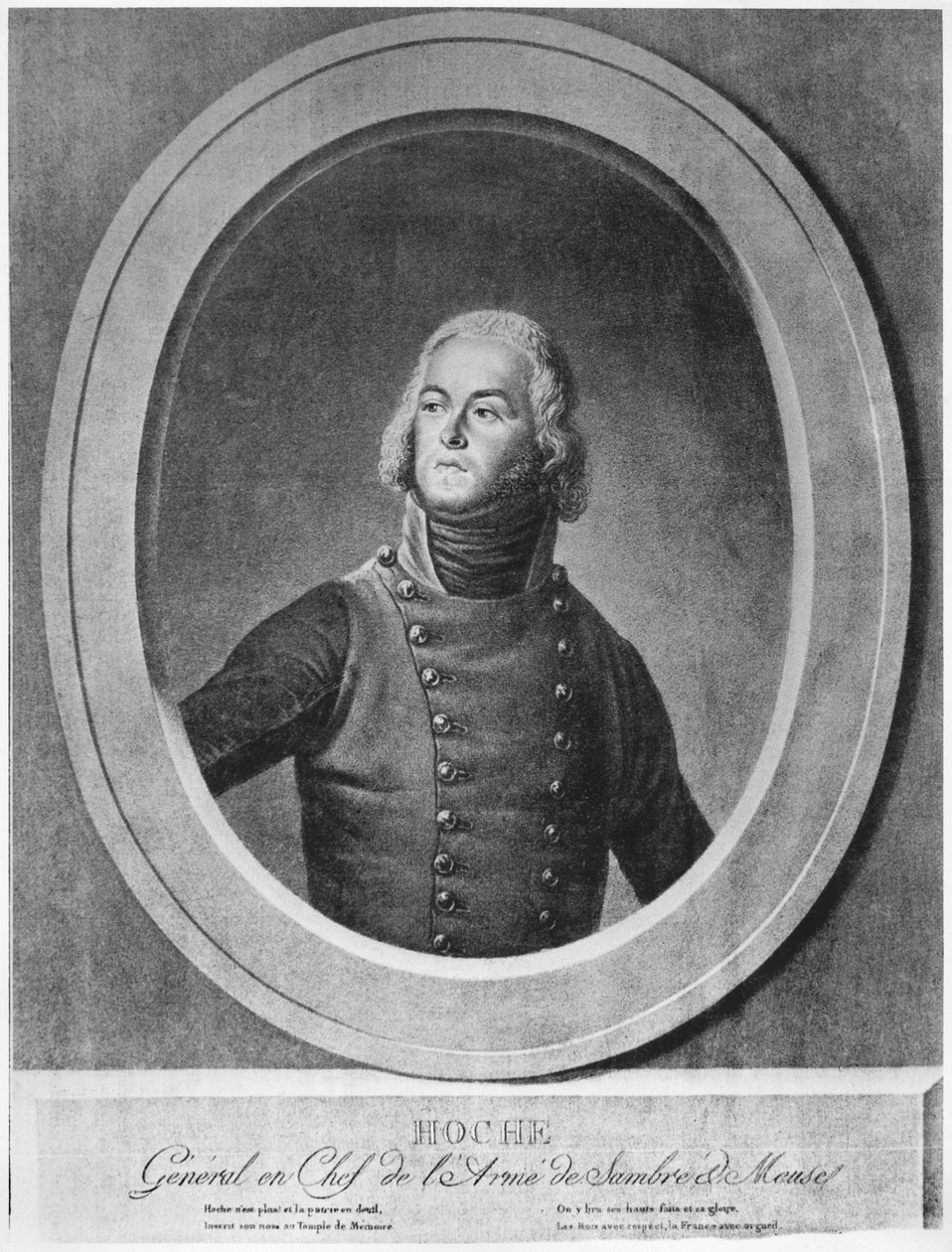 Portrett av general Louis Lazare Hoche av French School
