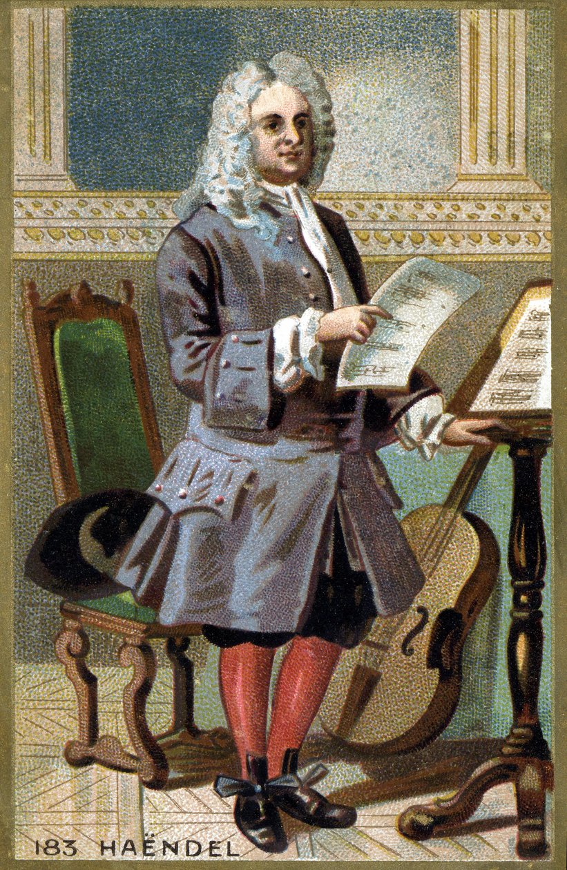 Portrait of George Frederick Handel (Georg Friedrich Handel av French School