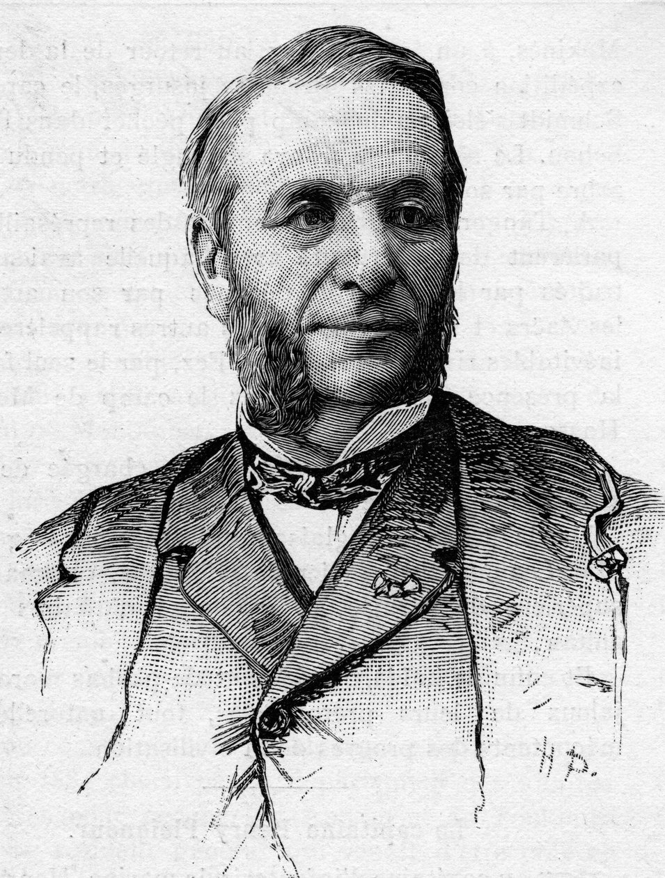 Portrait of Georges Guiffrey (1827-1887), Senator of the Hautes Alpes between 1879-1887. av French School