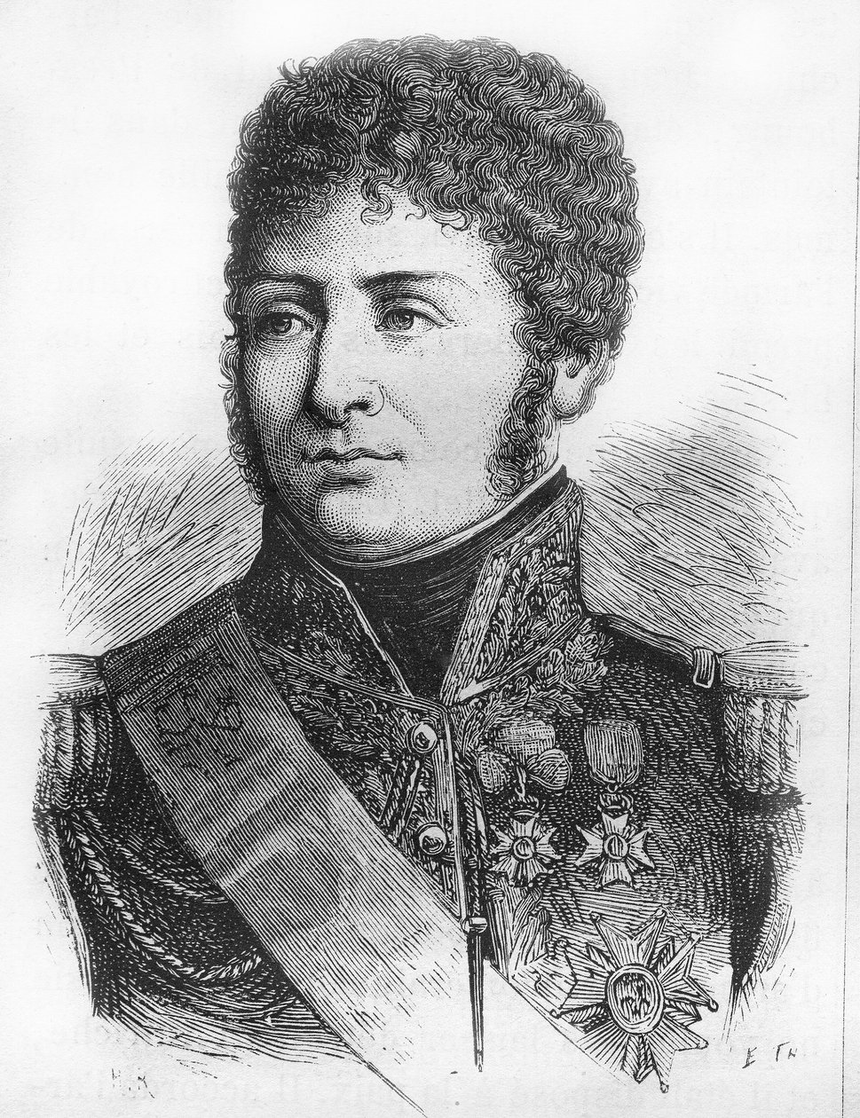 Portrett av Henri Clarke, fransk general og politiker (hertug av Feltre 1809 av French School