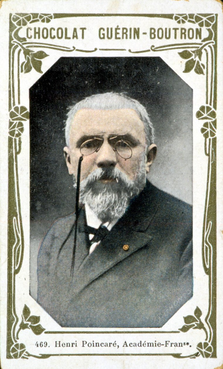Portrett av Henri Poincaré av French School