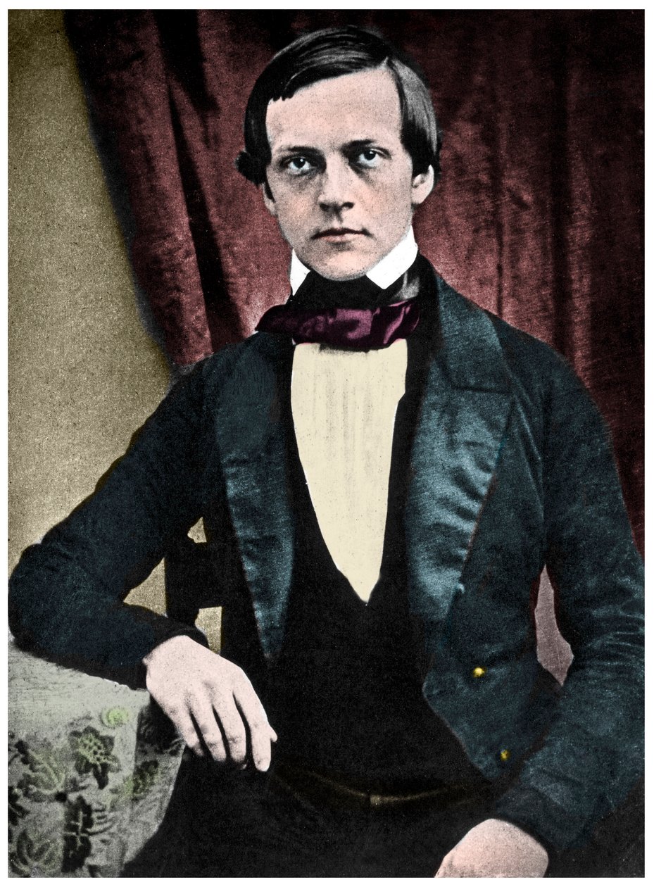Portrett av Hermann von Helmholtz (1821-1894). Tysk fysiker, anatom og fysiolog. av French School