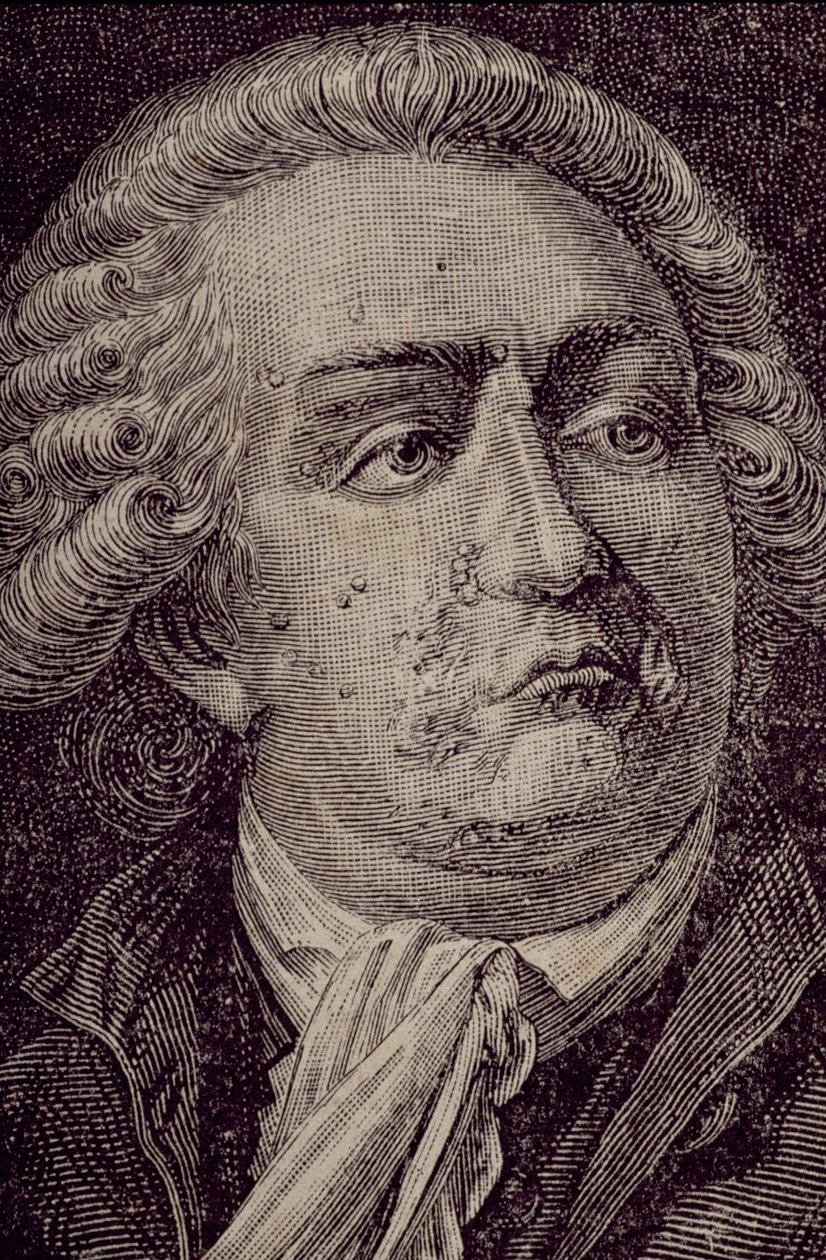 Portrett av Honore Gabriel Riqueti, greve av Mirabeau (1749-91) (se 254961) av French School