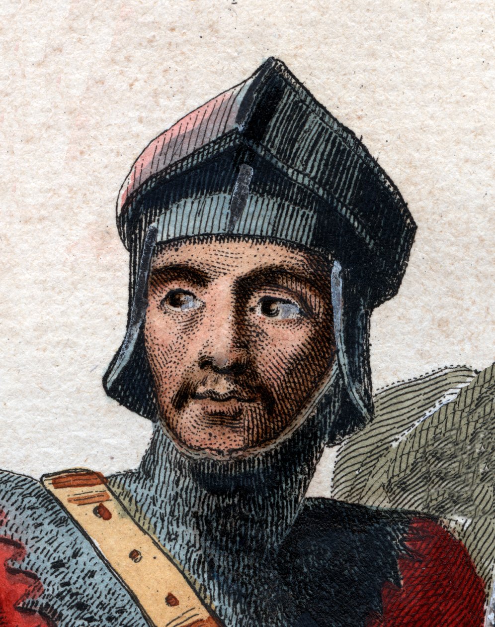 Portrett av Hugh I Capet (ca. 941-996), konge av Frankrike. av French School