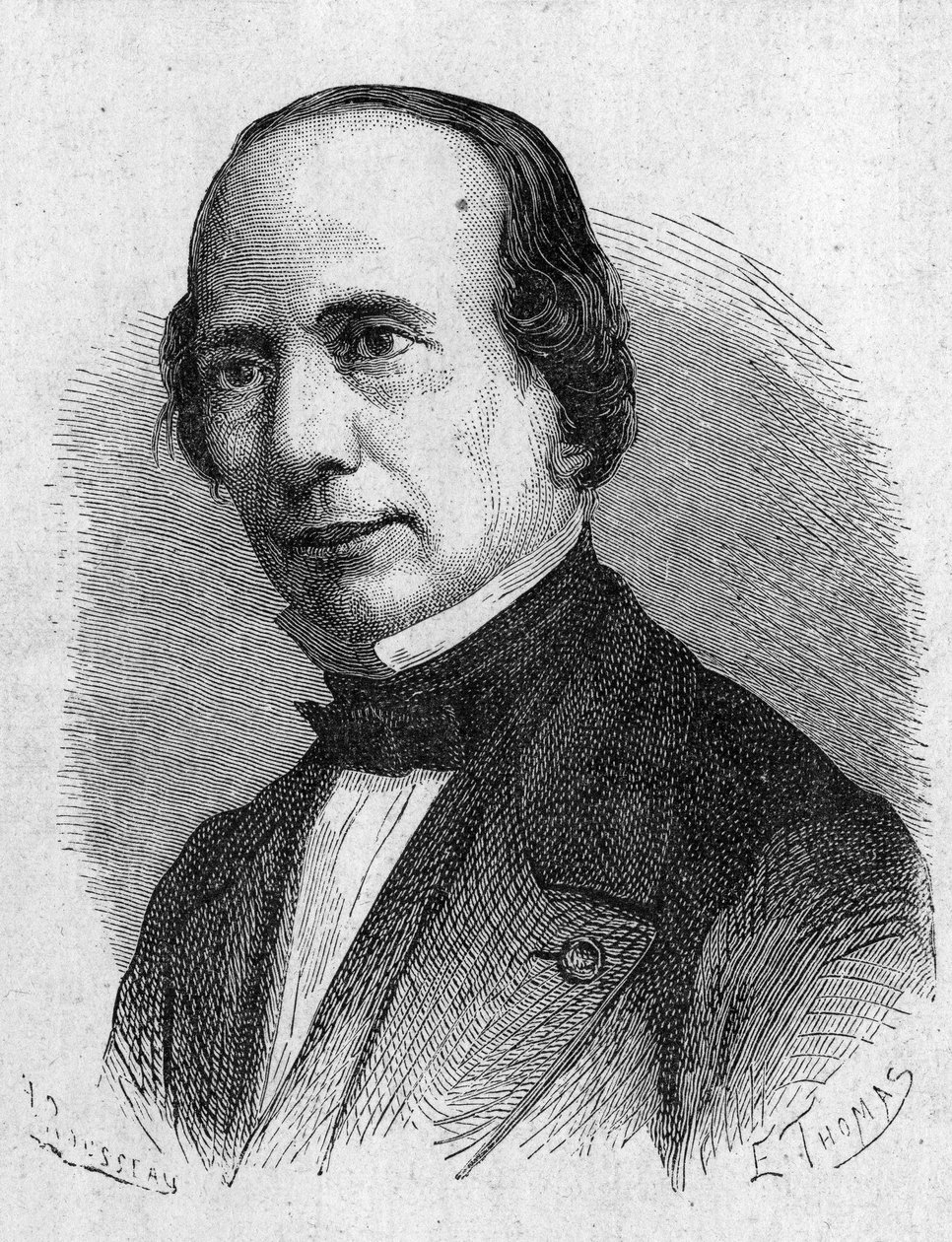 Portrait of J. Caselli, Italian physicist - in “” Album of Science; illustrious scientists; Great discoveries””” 1896. av French School