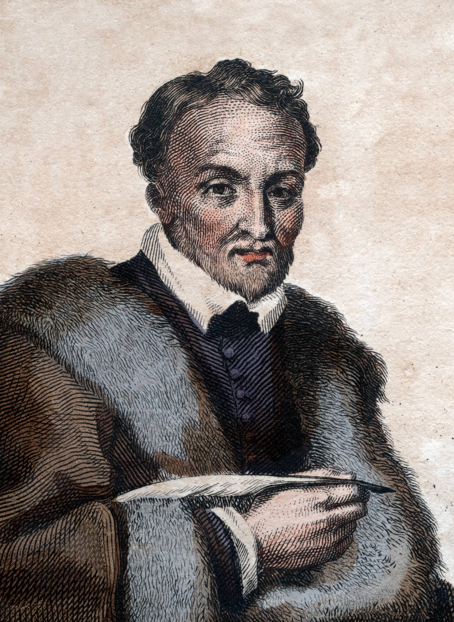 Portrett av Jacques Amyot (1513-1593), fransk biskop, forfatter og oversetter. av French School
