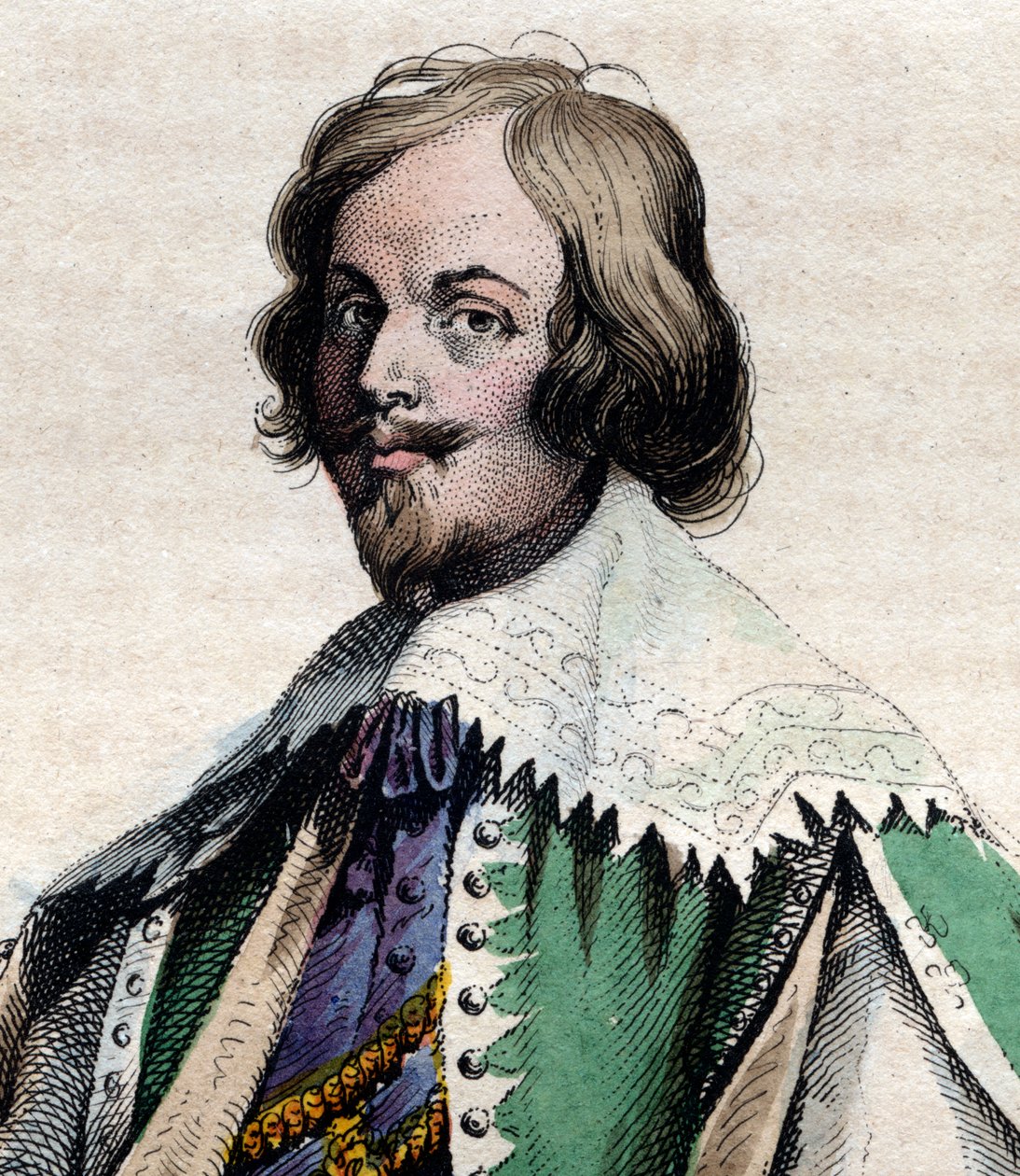 Portrett av Jacques Callot (1592-1635), fransk trykkeri og tegner. av French School