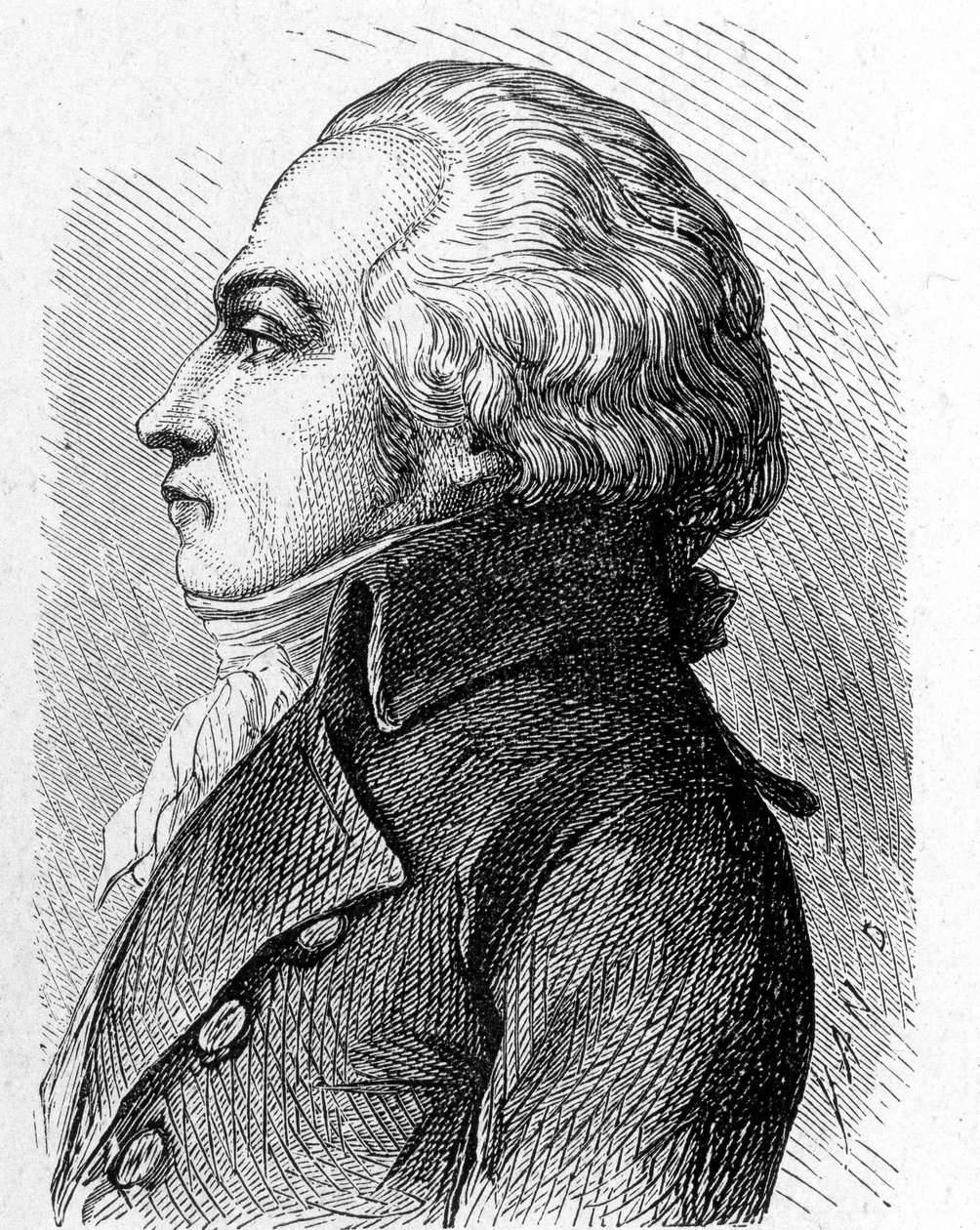 Portrett av Jacques Constantin Perier (1742 - 1818) - i "" Album of Science; berømte lærde; Store funn""" 1896. av French School