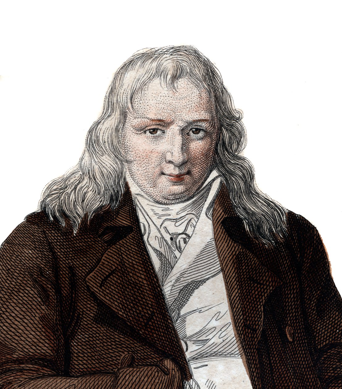 Portrett av Jacques Henri Bernardin de Saint Pierre (1737-1814), fransk forfatter og botaniker. av French School