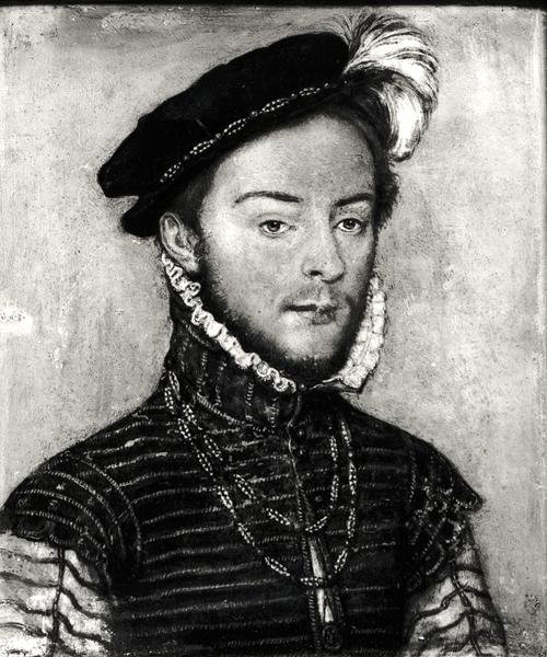 Portrett av Jacques de Savoie (1531-85) hertug av Nemours, ca. 1565 av French School