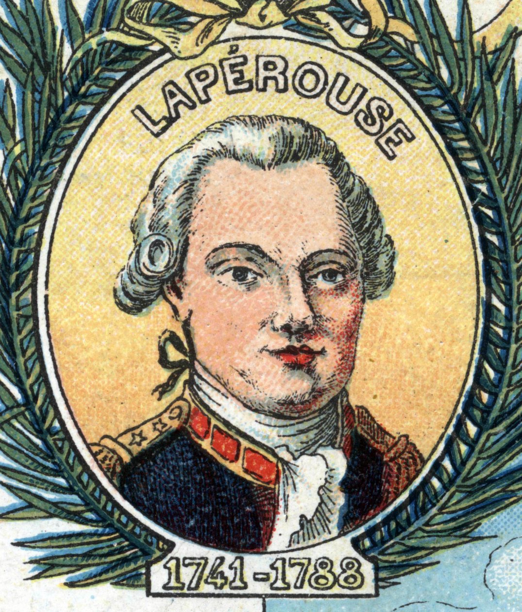 Portrait of Jean-Francois Galaup, Count of La Perouse (Jean Francois Laperouse av French School