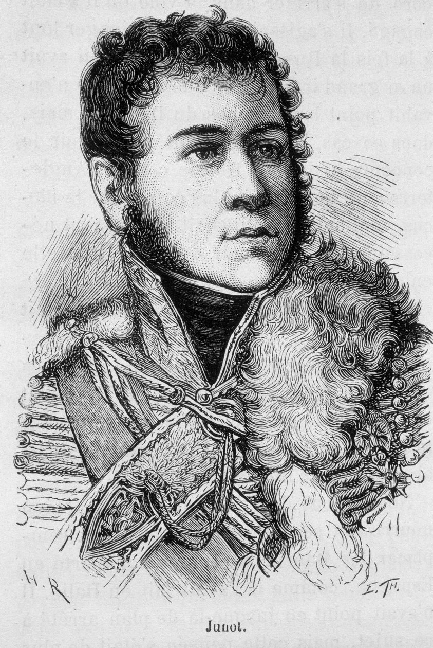 Portrett av Jean Andoche Junot (Jean-Andoche) (1771-1813), hertug av Abrantes, fransk general - i ""L