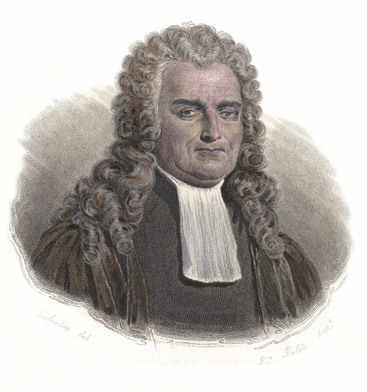 Portrett av Jean Baptiste Antoine de Montyon (1733-1820), fransk økonom og sorenskriver. i «Portraits des Hommes Useful» av French School