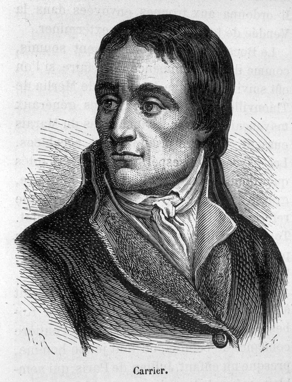 Portrett av Jean Baptiste Carrier (1756 - 1794), franske politikere - i "" L