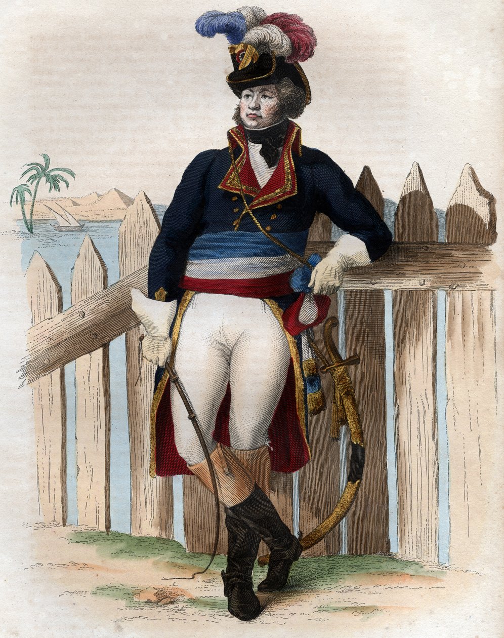 Portrett av Jean Baptiste Kleber (1753-1800), fransk general. av French School