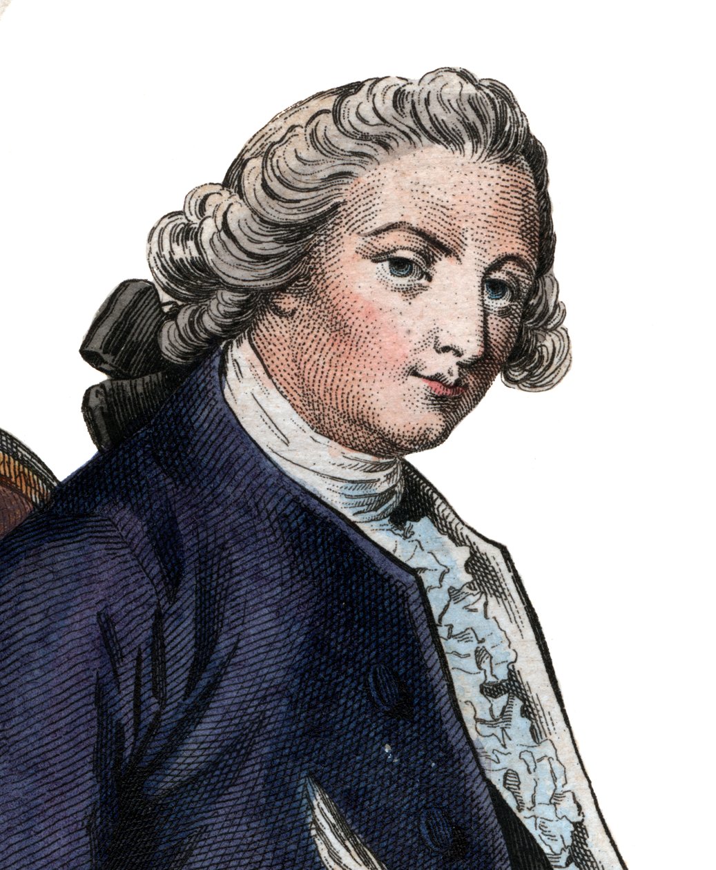Portrett av Jean Baptiste Louis Gresset (1709-1777), fransk poet og dramatiker. av French School