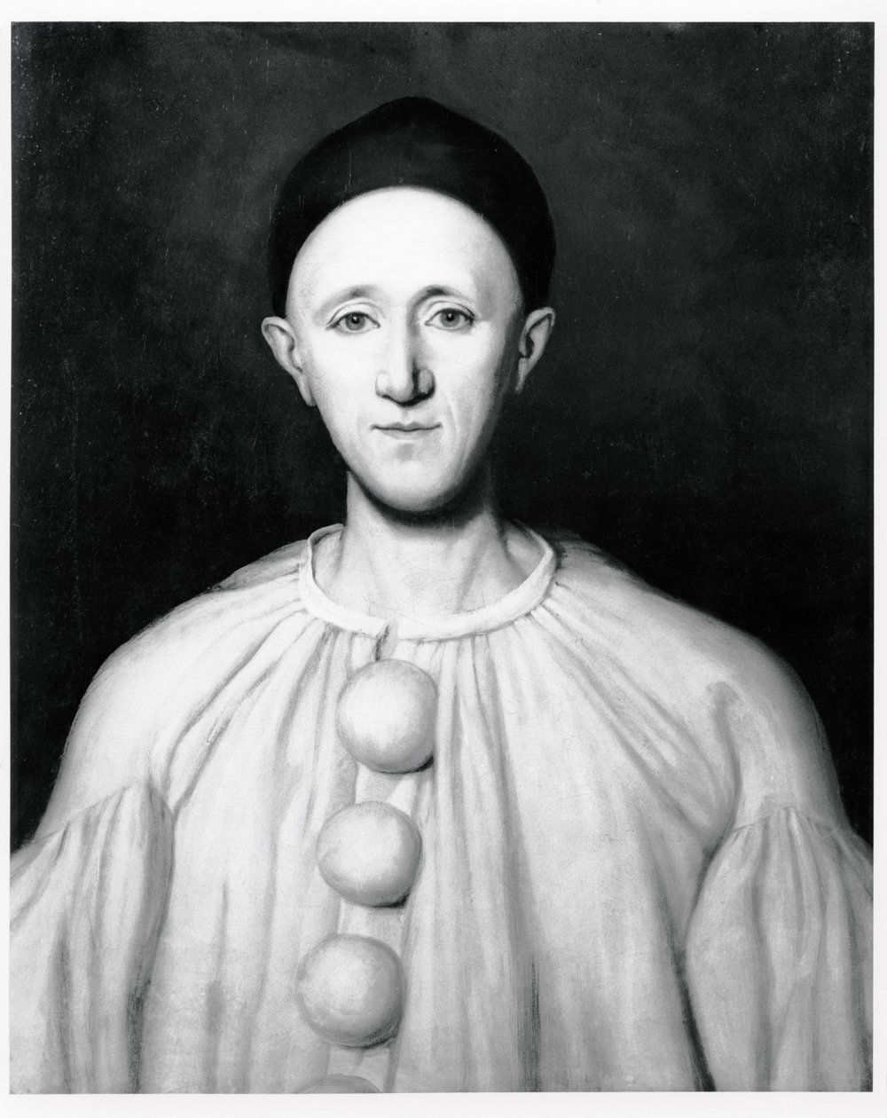 Portrett av Jean Charles Deburau (1829-73) som Pierrot av French School