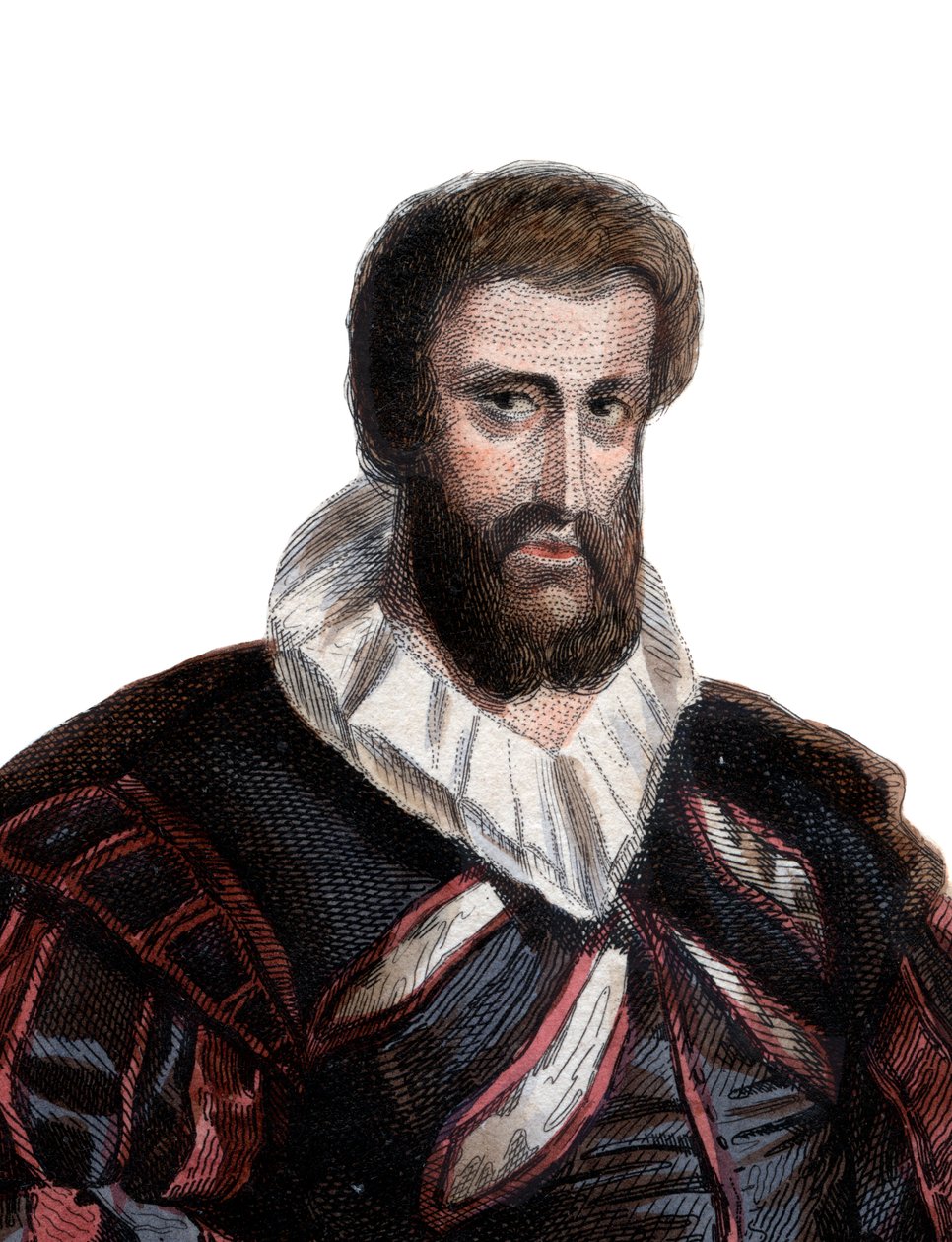 Portrett av Jean Goujon (1510-c.1566), fransk billedhugger og arkitekt. av French School