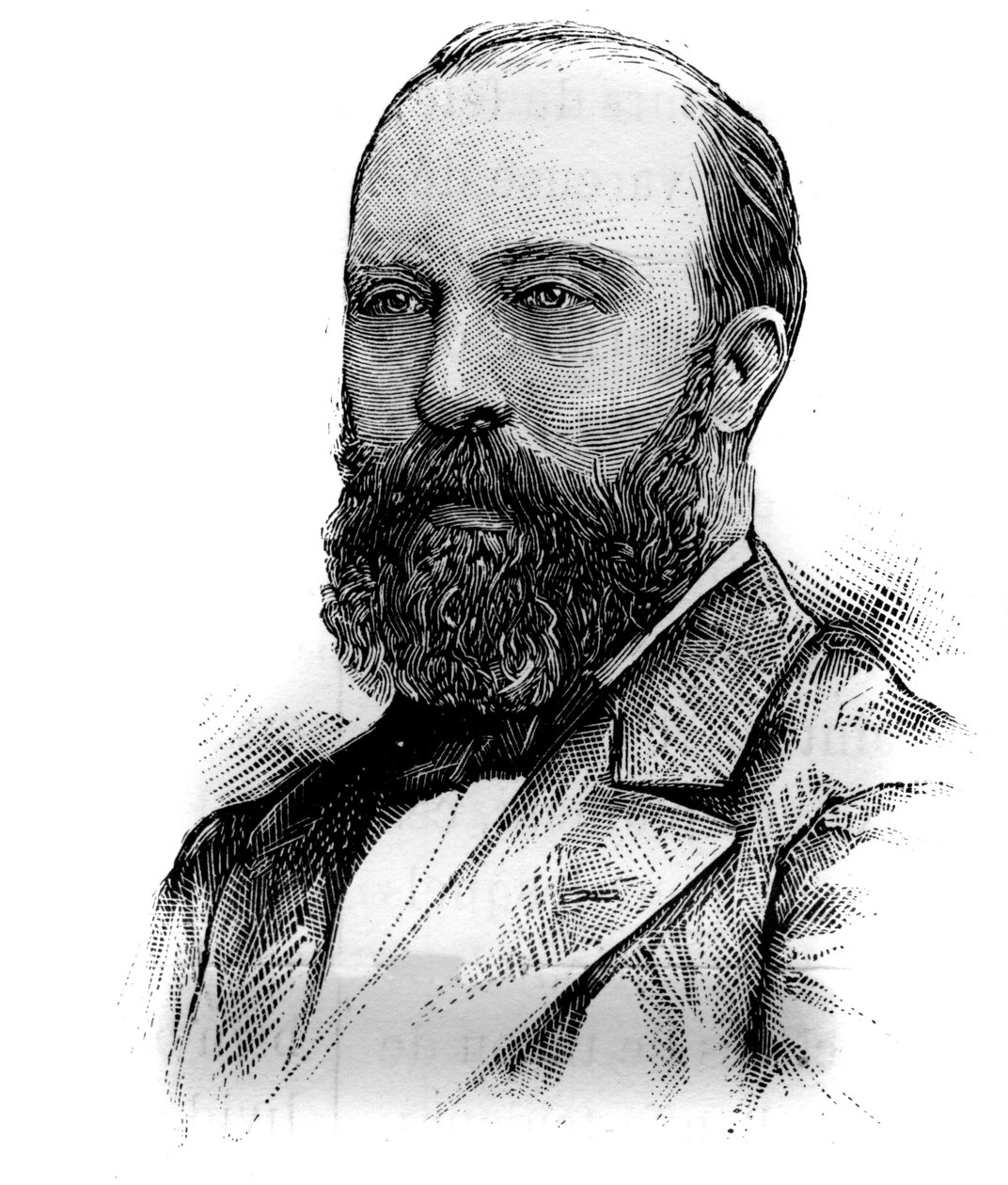 Portrett av Jean Marie Ferdinand Sarrien (1840-1915), fransk politiker. Gravering i «Le Monde Illustré», 16. januar av French School