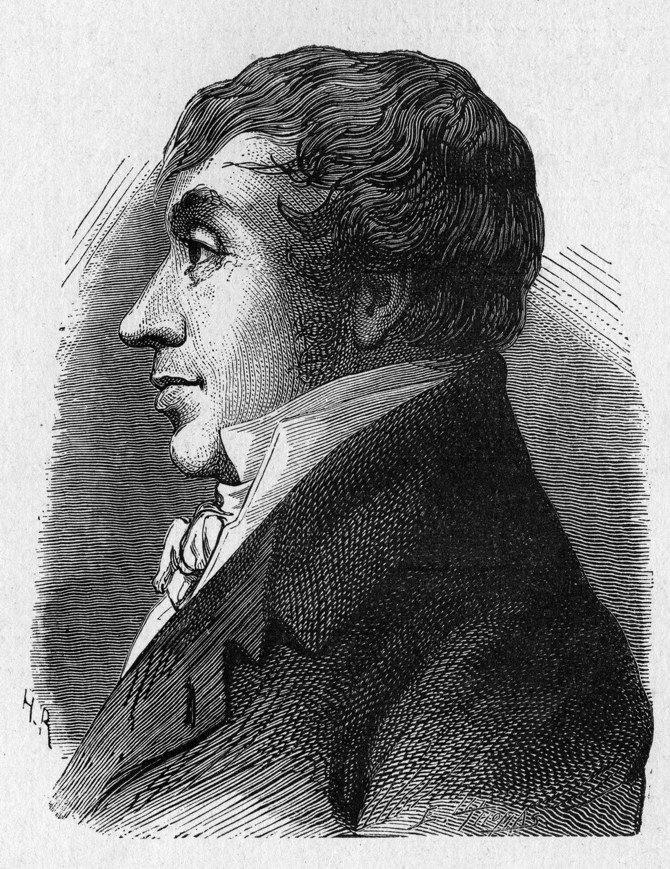 Portrett av Jean Marie Joseph (Jean-Marie-Joseph) Coutelle (1748-1835), kommandør for militære aerostiers under republikken - i "" Album of Science; berømte vitenskapsmenn; Store oppdagelser””” 1896 av French School