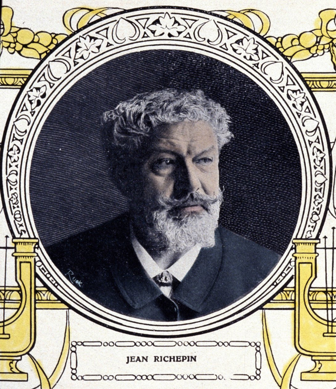 Portrett av Jean Richepin (1849-1926), fransk forfatter. av French School