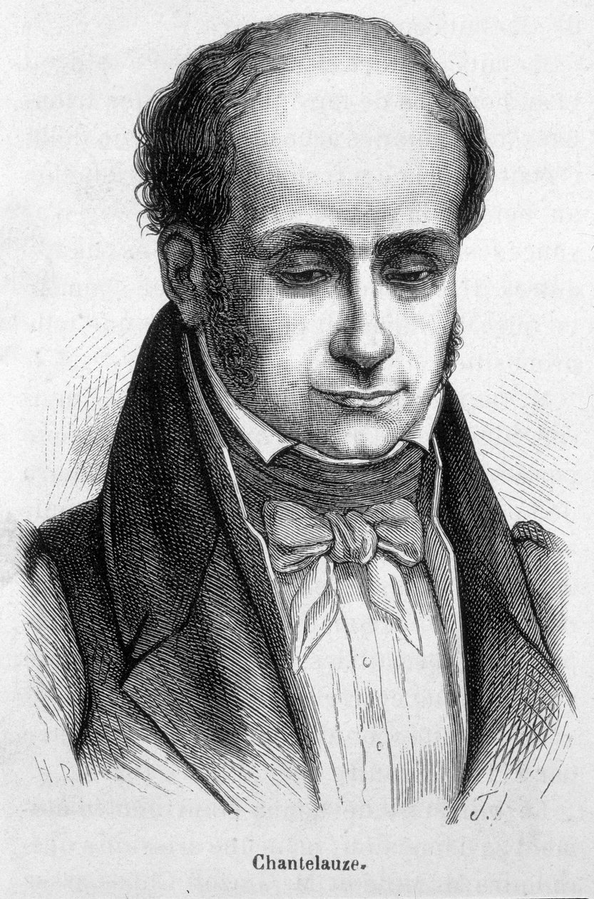 Portrett av Jean de Chantelauze (1787-1859), justisminister. av French School