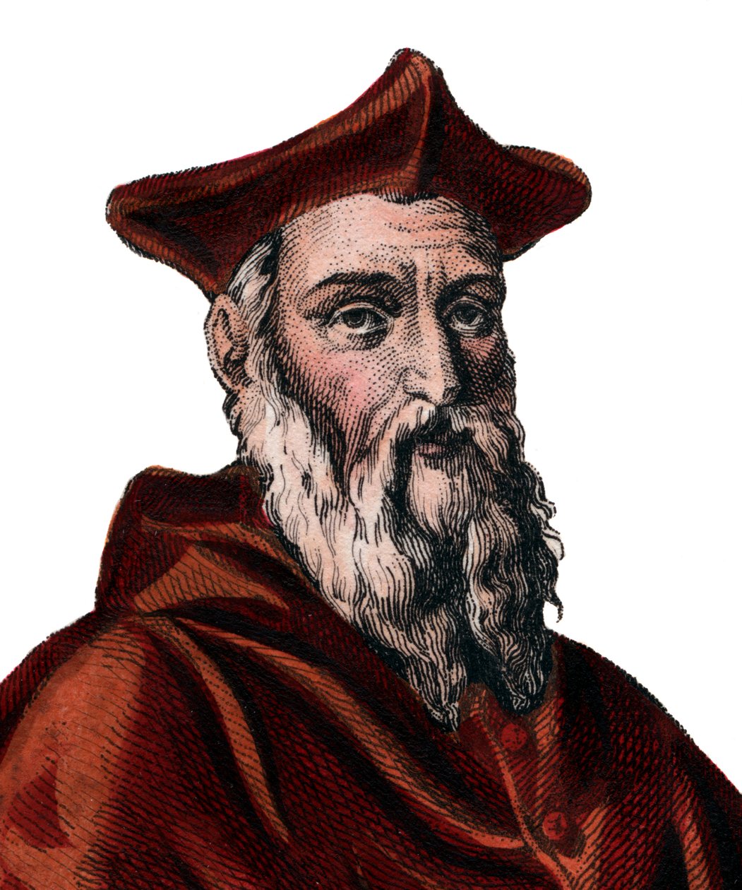 Portrett av Jean du Bellay (1492-1560), fransk kardinal og diplomat. av French School