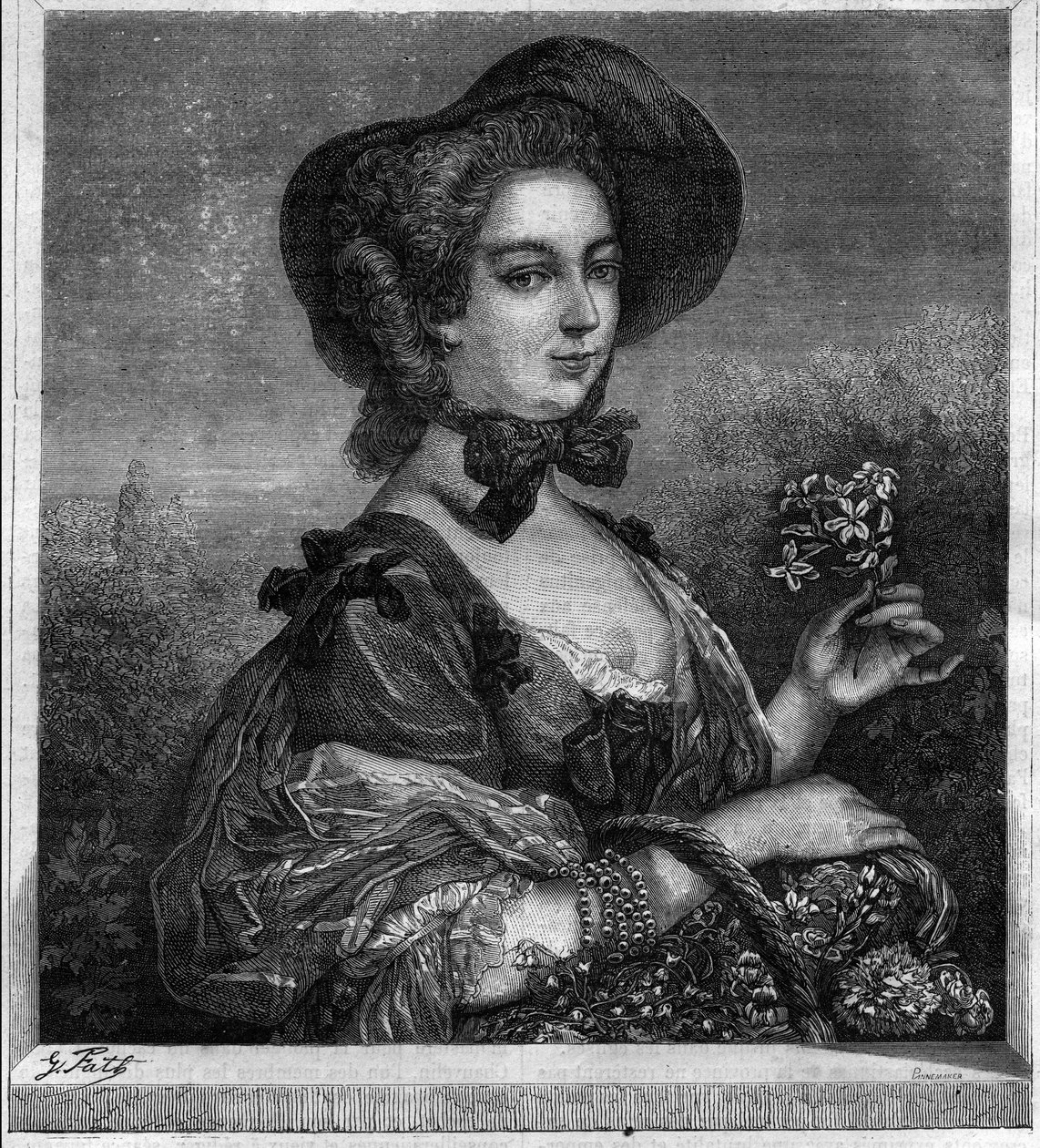 Portrait of Jeanne Antoinette Poisson, Marquise of Pompadour (known as Madame de Pompadour av French School