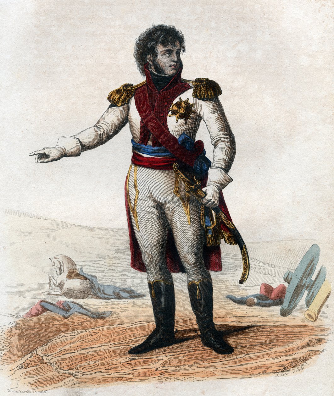 Portrett av Joachim Murat (1767-1815), marskalk av Frankrike og storadmiral. av French School