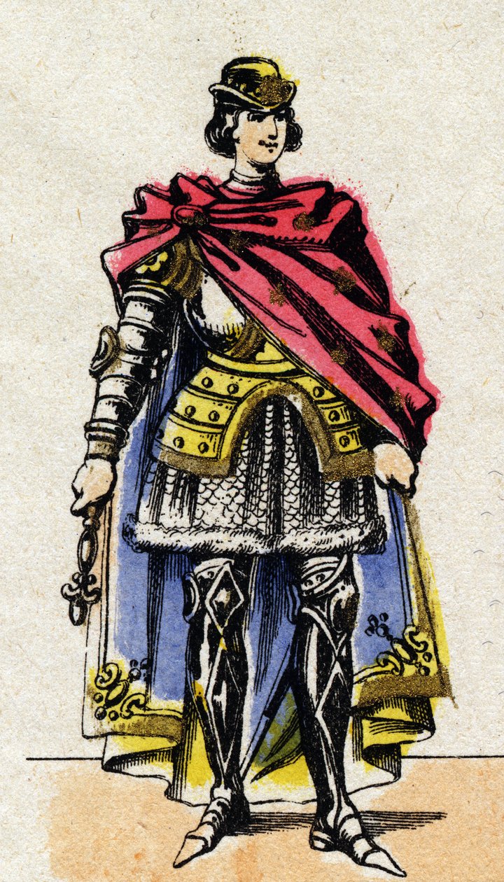 Portrait of John II the Good (1319-1364), King of France av French School