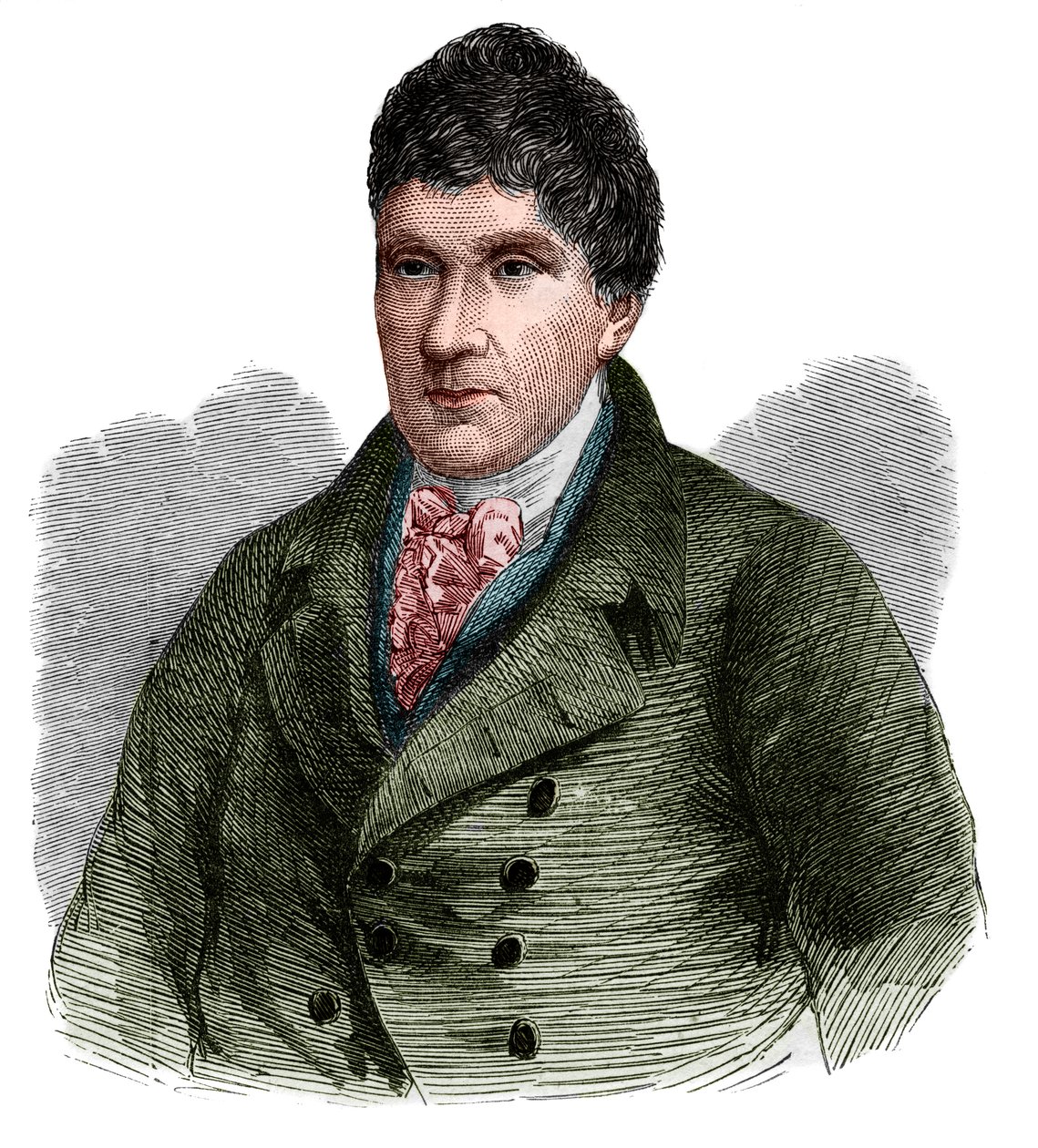 Portrett av John Rennie (1761-1821), skotsk sivilingeniør. av French School