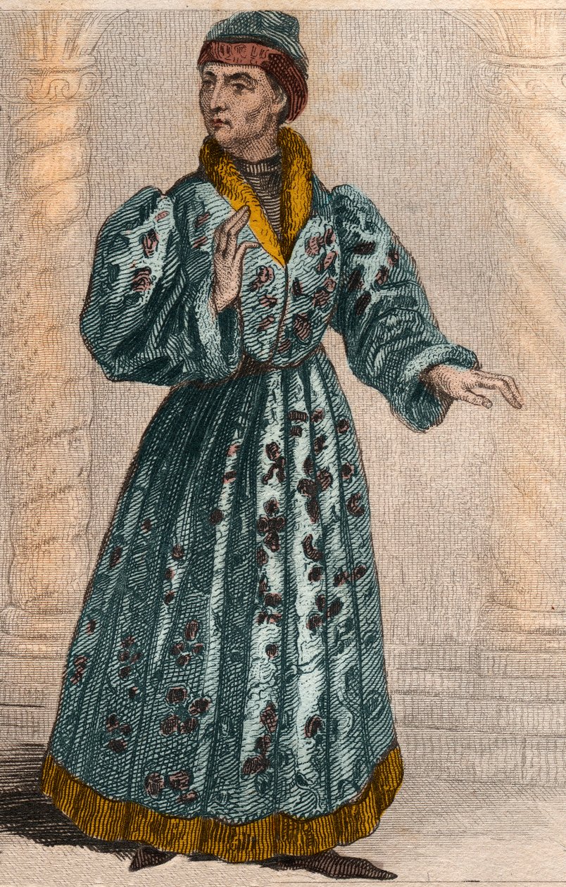Portrett av Johannes den fryktløse (1371-1419) hertug av Burgund. av French School