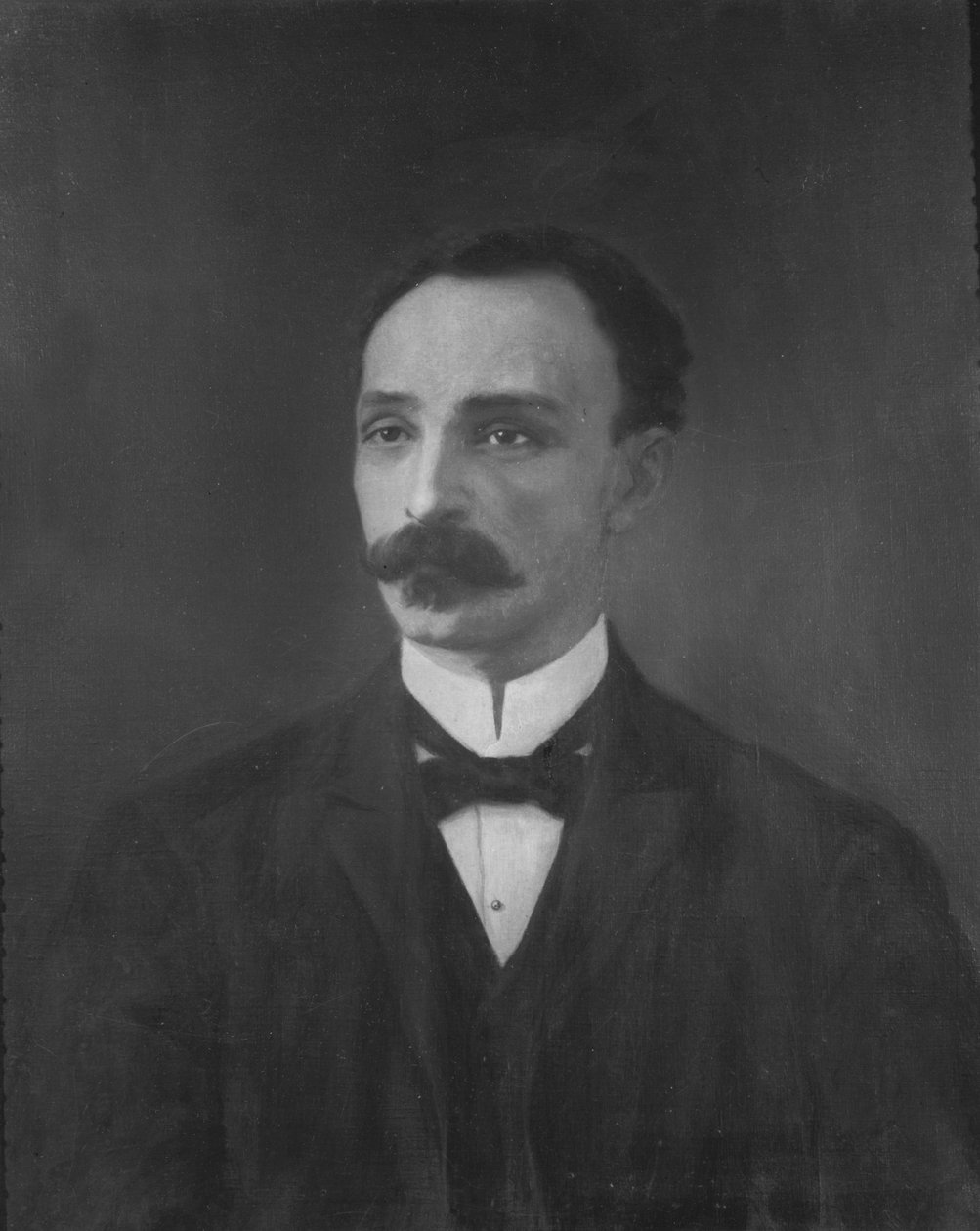 Portrett av Jose Marti av French School