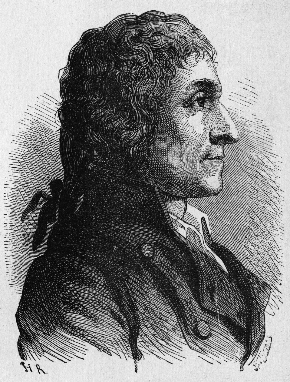 Portrett av Joseph-Louis Proust (1754 - 1826), fransk kjemiker - i "" Album de la Science; berømte vitenskapsmenn; Store funn""" 1896. av French School