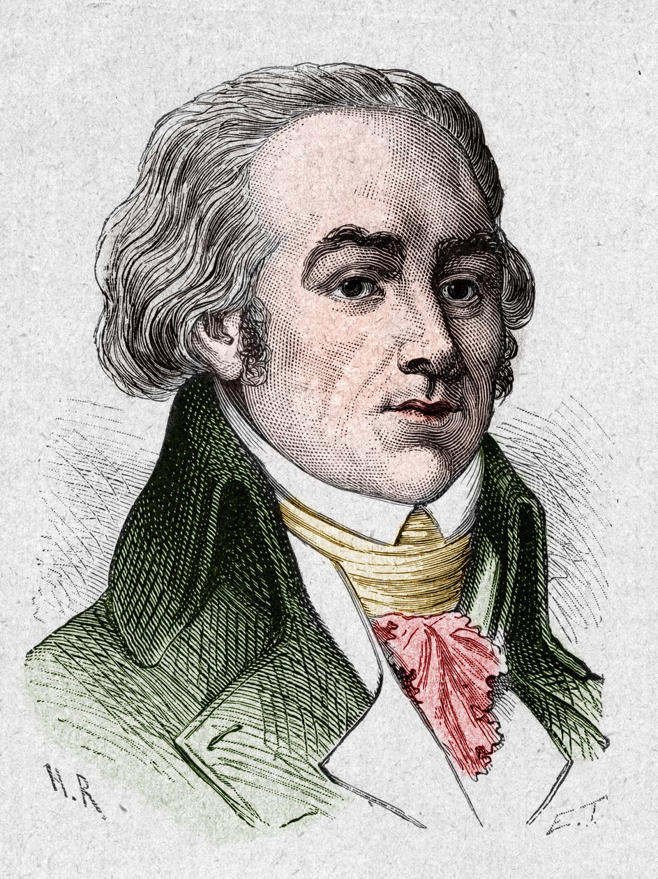 Portrett av Joseph Genevieve, grev av Puisaye av French School