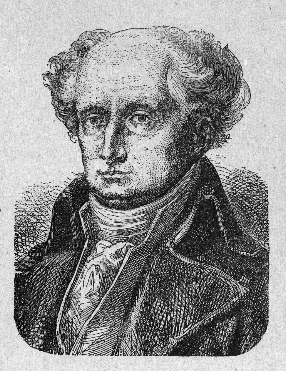 Portrett av Joseph Jerome Simeon (1749-1842), fransk advokat og politiker Gravering av 1889. Privat samling. av French School
