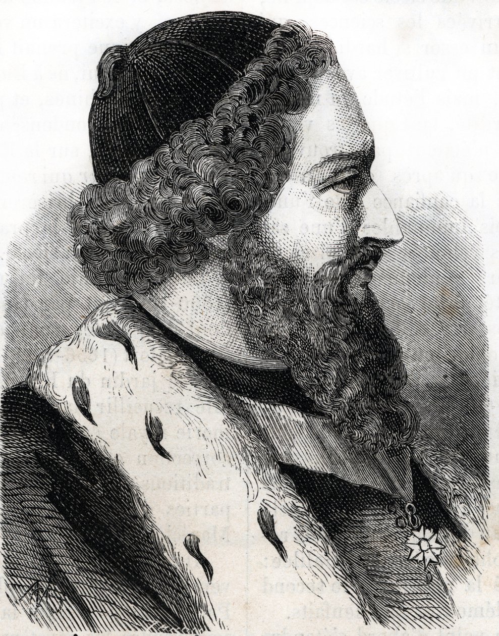 Portrett av Joseph Pitton de Tournefort (1656-1708) (gravering) av French School