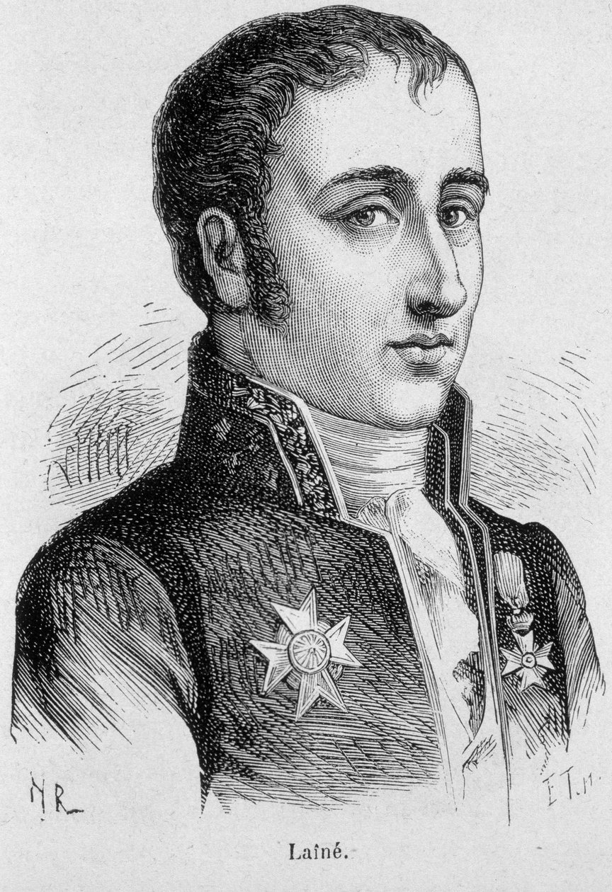 Portrett av Joseph, Viscount Lainé (1767 - 1835), fransk politiker - i "L