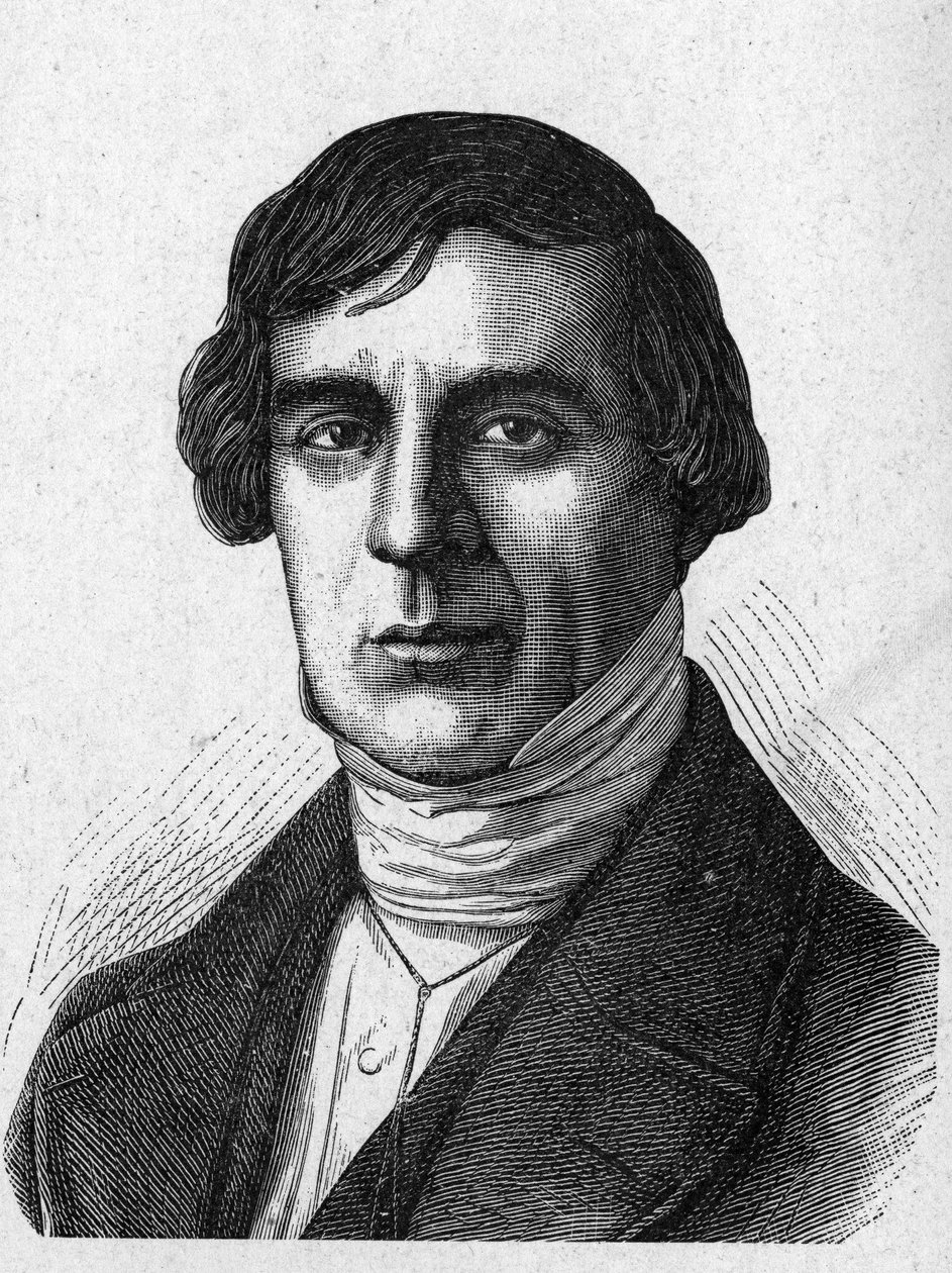 Portrait of Jules Barthelemy Saint - Hilaire Saint Hilaire (Saint Hilaire) (1805 - 1895), French scholar and politician - in “Album de la Science; illustrious scientists; Great discoveries””” 1896. av French School