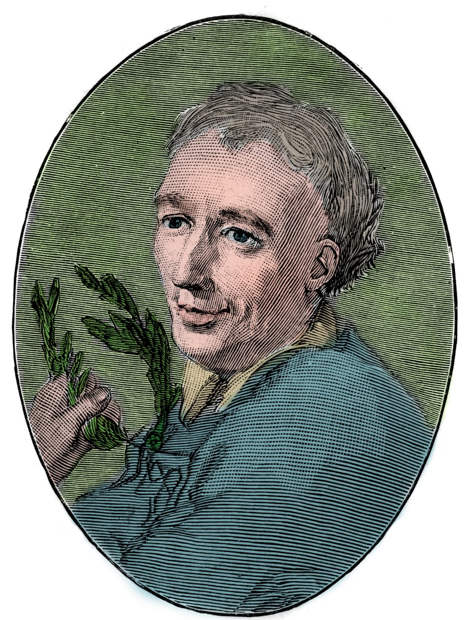 Portrett av Laurence Eusden (1688-1730) engelsk poet. av French School