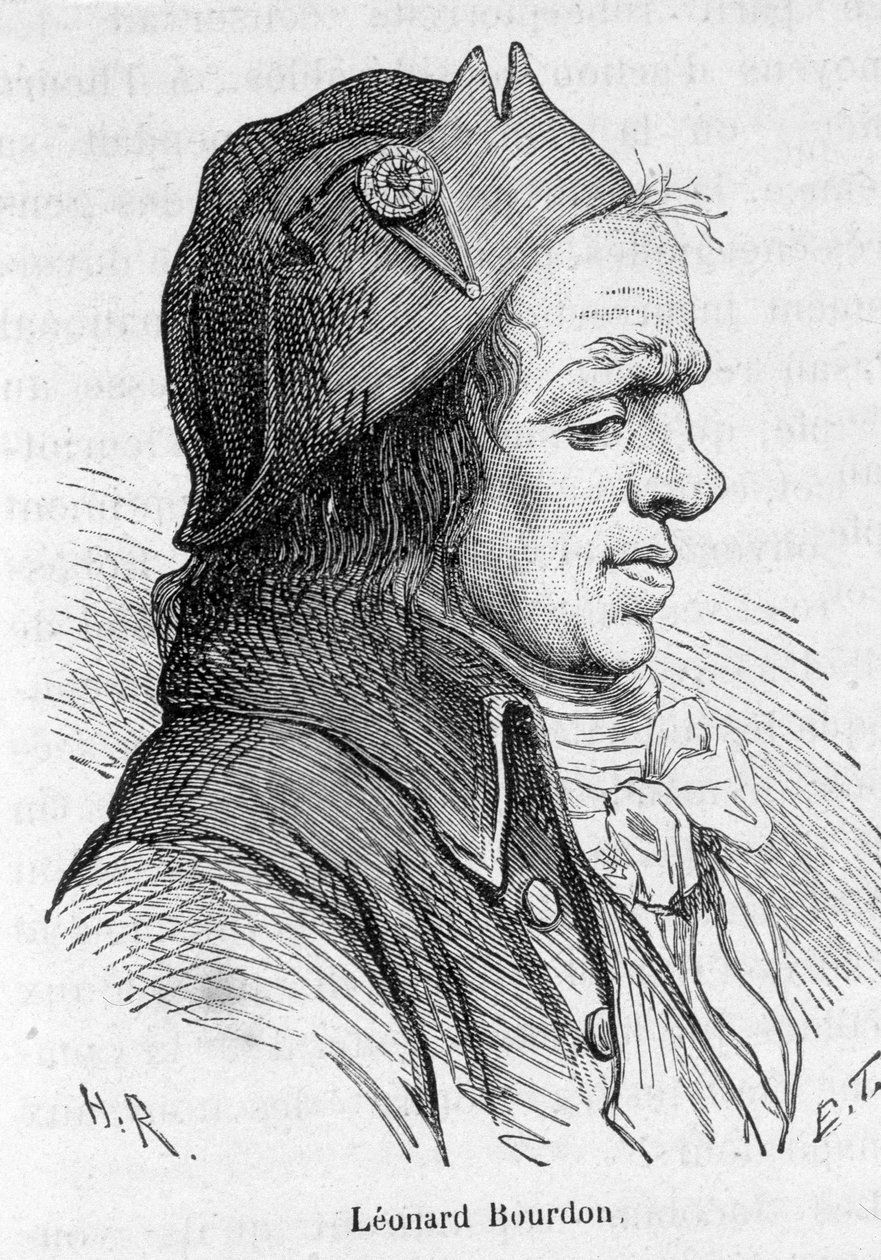 Portrait of Leonard Bourdon (1754-1807), French politician - in “” L