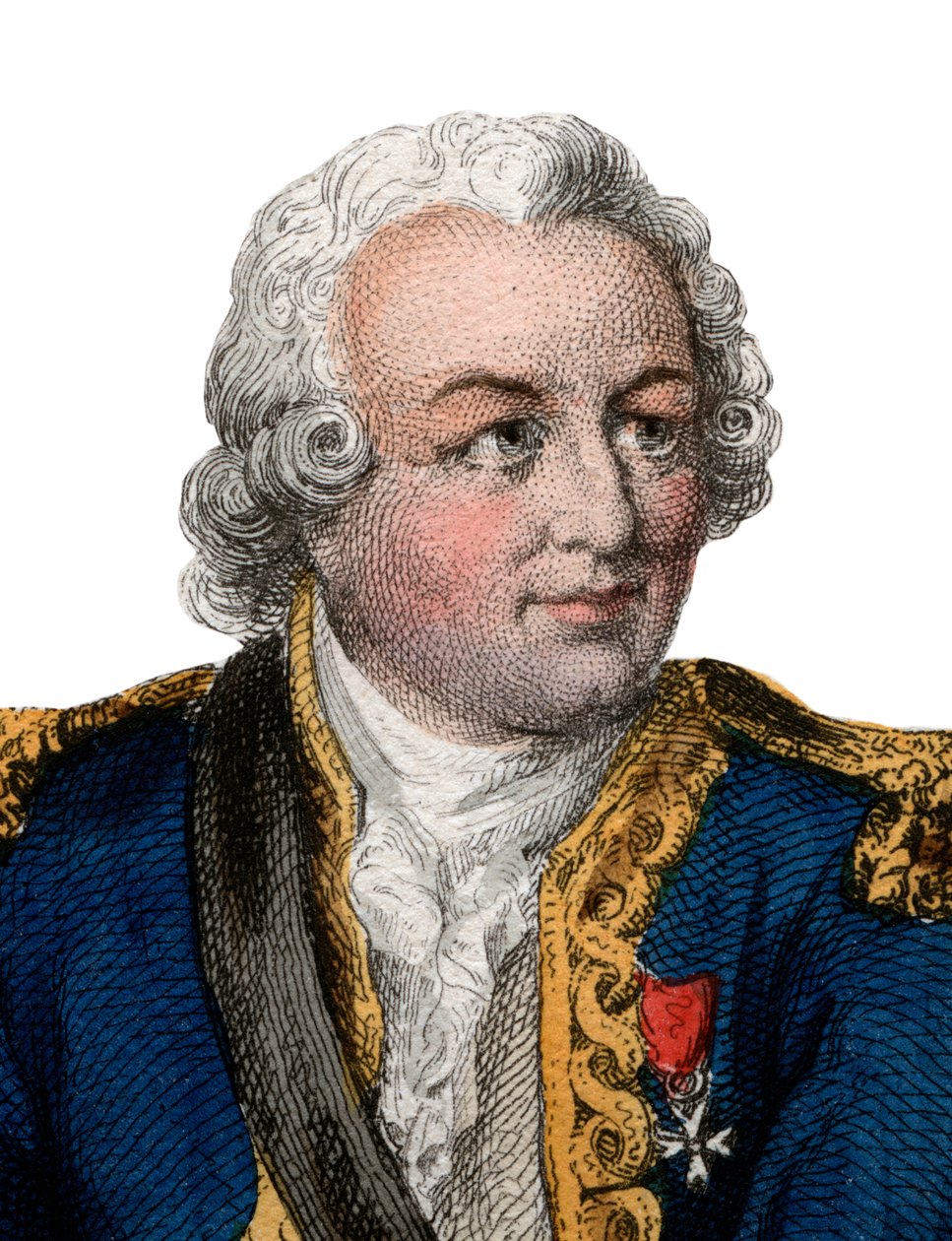 Portrett av Louis Antoine, Comte de Bougainville (1729-1811), fransk admiral og oppdagelsesreisende. av French School